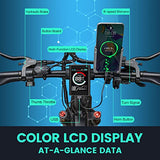 VITILAN i7 Pro Folding Electric Bike for Adults with 750W BAFANG Motor, Fat Tires, Full Suspension, Removable 16AH/20AH Cell Battery & 8-Speed Drivetrain