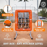 ALAGPRO The Original 9-Hole Baseball and Softball Pitching Net with Strike Zone Pocket and Pitching Target