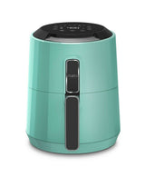 Touchscreen Electric Air Fryer in Aqua Sky Blue, Crux 3.7-Quart