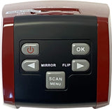 MINOLTA Film & Slide Scanner for Converting 35mm, 126 & 110 Negatives, Slides and Super 8 Films into 22MP JPEG Photos, Includes 16GB SD Card, Red