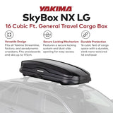 Yakima SkyBox NX XL 18-Cubic-Foot Rooftop Cargo Carrier with Hard Shell, SKS Lock, and Black Finish