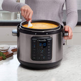 8-Quart Crock-Pot Pressure Cooker featuring 13 Cooking Programs and Lid, Open Box