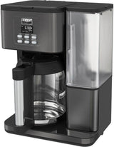Bella Pro Series Coffee Maker with 18-Cup Capacity, Black Stainless Steel