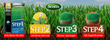 Scotts Complete 4-Step Lawn Care Program with 5,000 Sq. Ft. Coverage