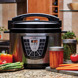 Power Pressure Cooker XL 10-Quart Multi-Cooker with 7 One-Touch Programs, Silver