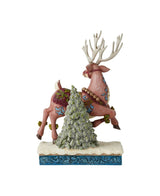 Jim Shore Adventure Bound Victorian Reindeer, Polyresin, 6004181