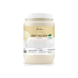 100% Pure Food-Grade Beef Tallow, Rendered from Non-GMO Beef, 7 LBS