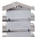 Birds Choice PMSR16 Starling-Resistant Purple Martin House with 4 Floors and 12 Rooms