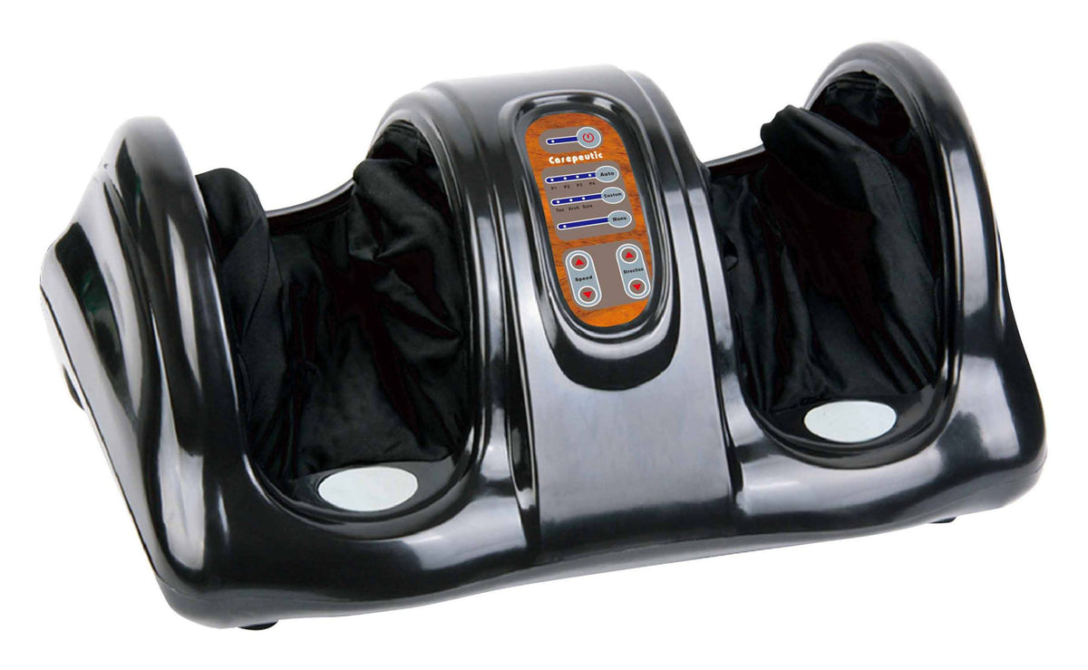 Carepeutic Deluxe Foot Massager with Kneading and Rolling Shiatsu Massage