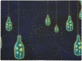 Under The Night Sky Printed Square Tablecloth, Farmhouse-Inspired Decor for Coffee Tables and Outdoor Spaces