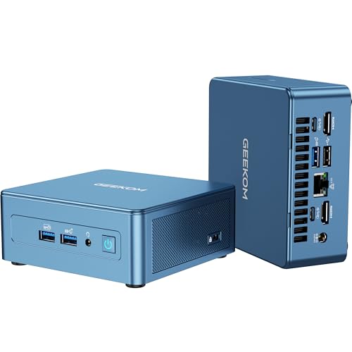 GEEKOM IT13 Mini Desktop Computer, 2025 Edition with Intel 13th Gen i9-13900HK, 32GB RAM and 1TB NVMe SSD, Windows 11 Pro, 8K UHD, USB4, WiFi 6E and BT5.2