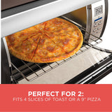 BLACK+DECKER Spacemaker Toaster Oven for Under-Counter Installation, Black/Stainless Steel, TROS1000D
