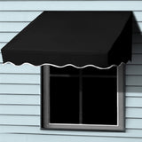Aleko Blue Window and Door Awning Canopy, 8 x 2 ft.