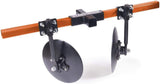 Heavy Hitch Disc Cultivator Attachment for Small Tractors, Multi-Purpose Garden Bedder with Discs Only, Orange Powder Coat, USA Made