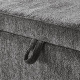 mikibama Teddy Storage Bench, 38.9-Inch Faux-Fur Sherpa Ottoman with Golden Metal Legs for Bedroom, Entryway or Window Seating