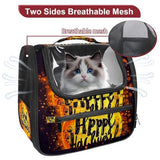 Airline-Approved Halloween Pet Carrier Bag for Small and Medium Dogs, Cats, and Puppies