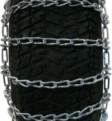 The ROP Shop Pair of 2 Link Tire Chains with Tensioners, 23×10.5×12, for Snow Blowers, Lawn and Garden Tractors, Mowers, Riders, UTVs, ATVs and Utility Vehicles