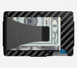 The Ridge Carbon Fiber Wallet with Integrated Money Clip