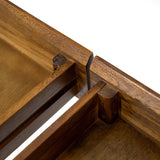 Wood Computer Desk with Built-In Storage, Durable Home Office Workstation Designed for Modern Interiors