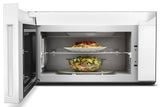 Whirlpool 1.9 Cu. Ft. 1100W Built-In Convection Microwave Hood Combo, White, WMH78019HW