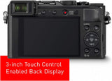 Panasonic Lumix LX100 II Digital Camera, DC-LX100M2, 21.7 MP Four Thirds Sensor with 24-75mm Leica DC Vario-Summilux F1.7-2.8 Lens, Wi-Fi, Bluetooth and 3-Inch LCD, Black