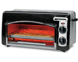 Hamilton Beach Toastation 2-Slice Toaster and Countertop Oven in Black, 22708