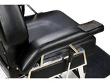 BarberPub All-Purpose Hydraulic Reclining Barber Chair in Black