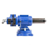 Forward DT08125A 5-Inch Heavy-Duty Bench Vise with 360-Degree Swivel Base, Swivel Head and Anvil (5×22)