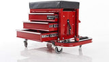 Rolling Toolbox Stool by Sharper Image for Workshop Seating and Storage