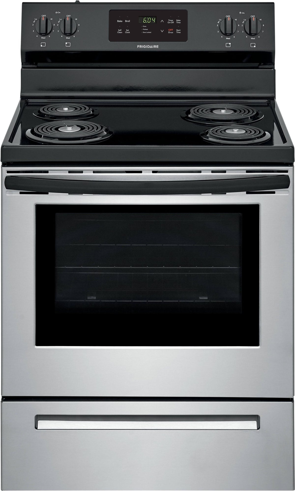 Frigidaire FFEF3016VS Freestanding Electric Range, 30×22 Stainless Steel Finish