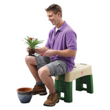 Step 2 Green Garden Kneeler and Seat for Comfortable Outdoor Gardening