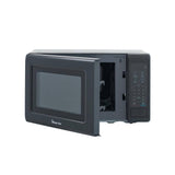 Magic Chef Countertop Microwave, 0.7 Cu. ft., Black with Gray Cavity
