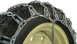 The ROP Shop Pair of 2 Link Tire Chains with Tensioners, 23×10.5×12, for Snow Blowers, Lawn and Garden Tractors, Mowers, Riders, UTVs, ATVs and Utility Vehicles