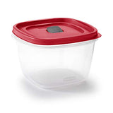 Rubbermaid 16-Piece Food Storage Container Bundle with Secure Lids, Red