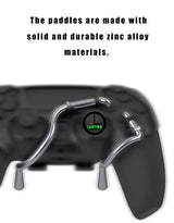 EXknight Leverback FPS Gaming Paddles with Rear Button Controls, Controller Attachment for PS5, Black