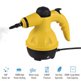 TOMSHOO 1000W Portable Handheld Steam Cleaner with 10 Accessories for Kitchen, Sofa, Bathroom, Car and Windows