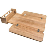 Whitecap Cockpit Table with Folding Leaves, Drinkholder Table Top and Seating for 4