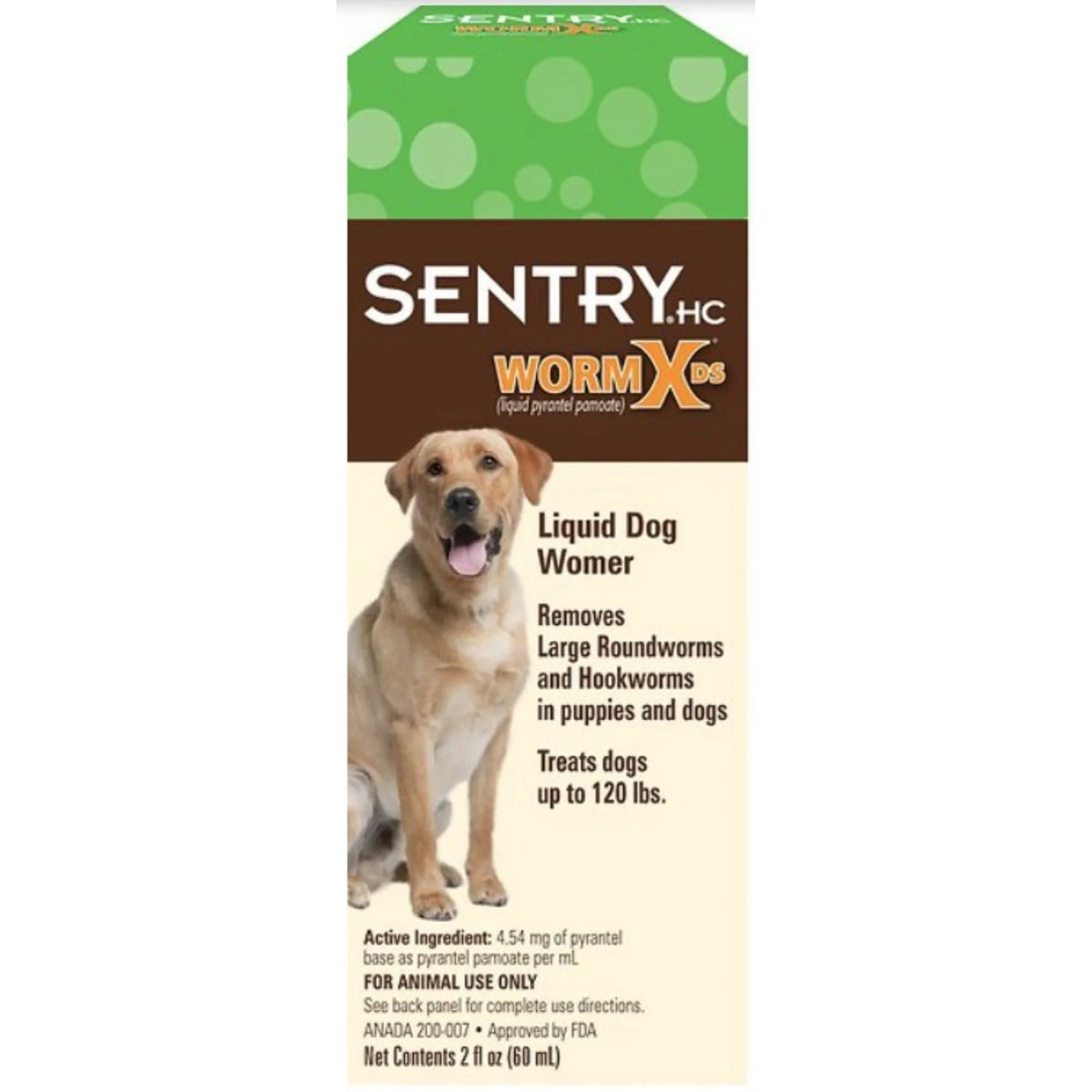 Sentry Worm X DS Double-Strength De-Wormer for Dogs and Puppies