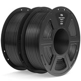 ELEGOO 4KG PLA Filament Bundle with 4pcs 1kg Spools, 1.75mm 3D Printer Filament with +/- 0.02mm Dimensional Accuracy for Most FDM Printers, Black White Dark Blue True Red