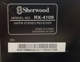 200W Stereo Receiver with Black Finish, Sherwood RX-4109