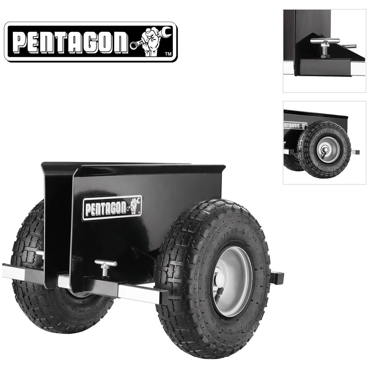 Pentagon Tool Panel Pusher Dolly for Plywood, Doors, and Drywall
