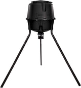 Moultrie 30 Gallon Spin Cast Deer Feeder with Tripod, 200 Pound Capacity, Molded Plastic Housing, and Tools-Free Assembly