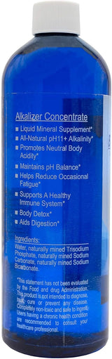 Balance 7 Alkaline Dietary Supplement with 11+ pH Alkalizing Concentrate and pH Booster Mineral Liquid, 16 fl oz, 6 Bottles, Pack of 2