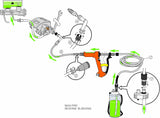 Phoenix Systems 2002HD-B Heavy-Duty Reverse Brake and Clutch Bleeder, One-Person Cast Aluminum Design
