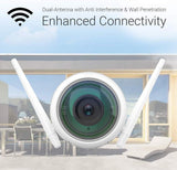 EZVIZ C3WN Outdoor WiFi Security Camera, 2-Pack with 1080P Video, 100ft Night Vision, Weatherproof Housing and Smart Motion Detection Zone, 2.4GHz WiFi Only