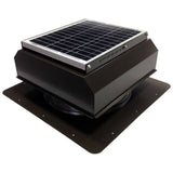 Attic Breeze Gen 3 AB-3523A-BRN Attached Solar Attic Fan with Self-Flashing Design, 35W, Brown