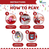 Bundaloo Mini Claw Machine Arcade Game with Lights and Sound, Candy Grabber Prize Dispenser Toy for Kids, Boys and Girls
