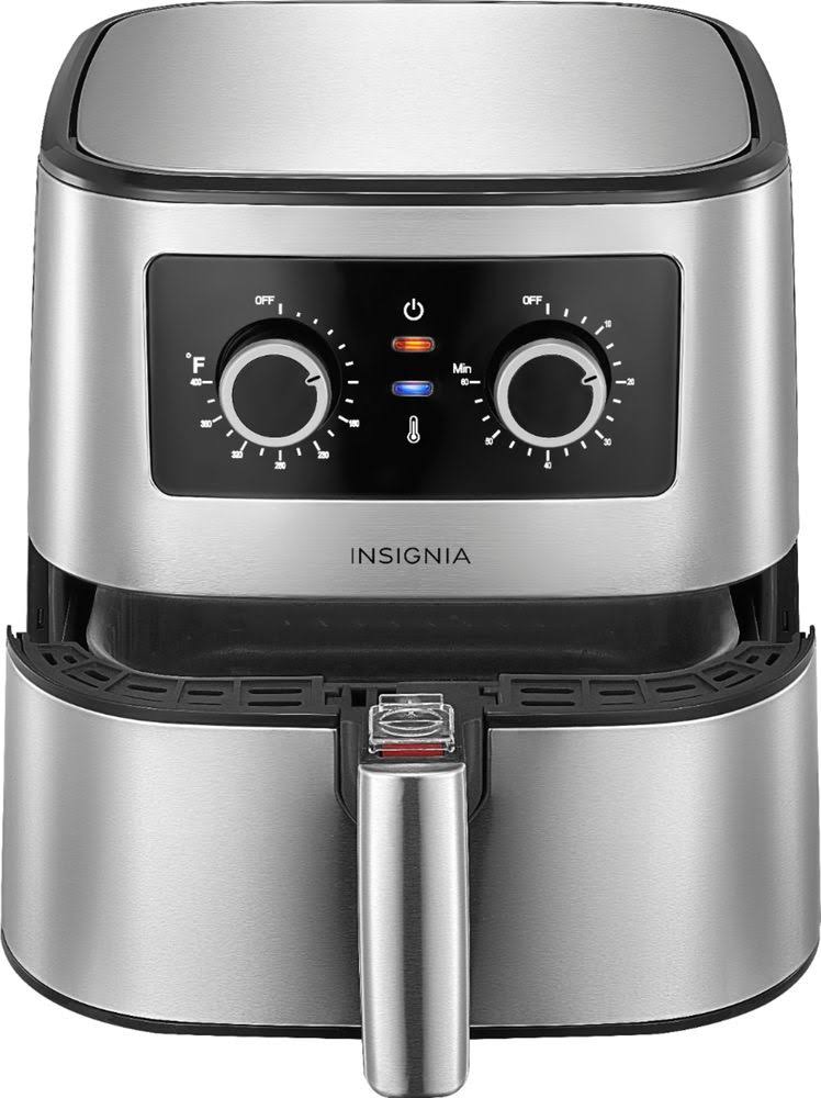 Insignia 5-Qt. Analog Air Fryer in Stainless Steel