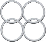 20-Inch White Wall Tire Insert Trim Set from Atlas Brand, Includes 4 Pieces
