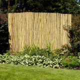 Vigoro Natural Full-Round Bamboo Fence, 6 ft. x 8 ft.